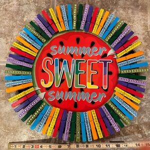 Handmade summer wreath